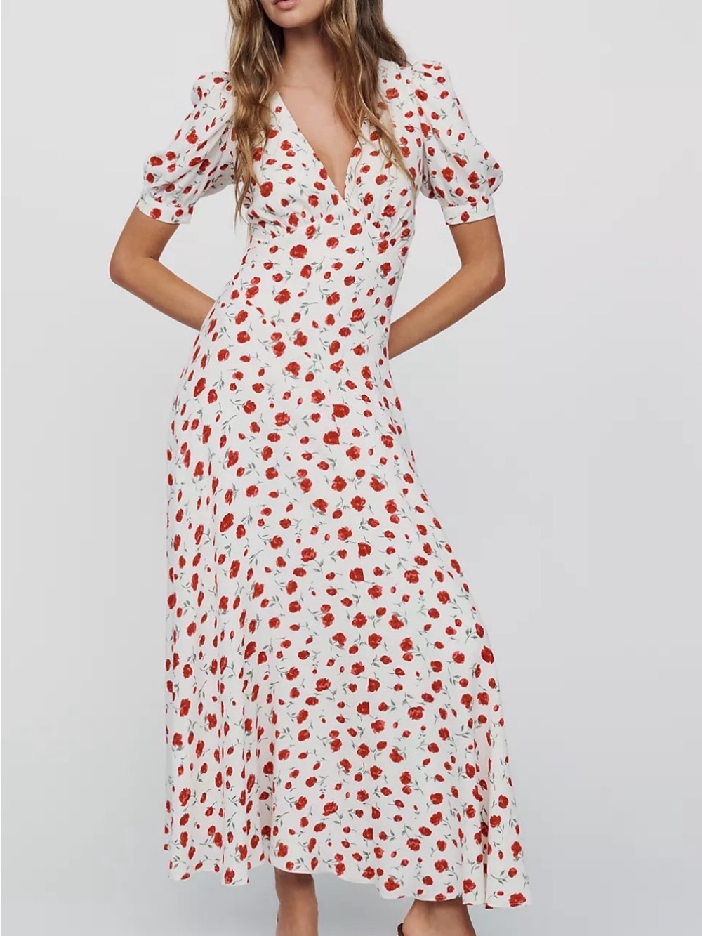 NWT! Reformation Naira Midi Dress